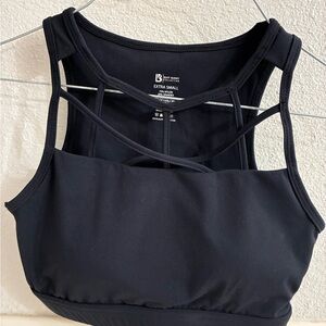 Black Sports Bra by